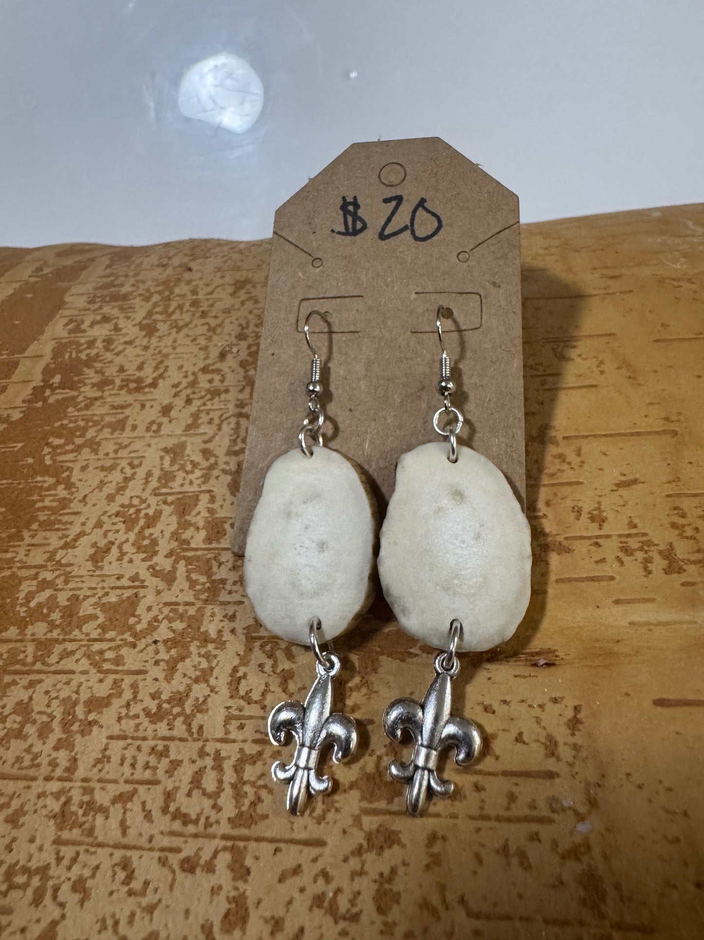 Le Fluer De Lis Antler Earrings