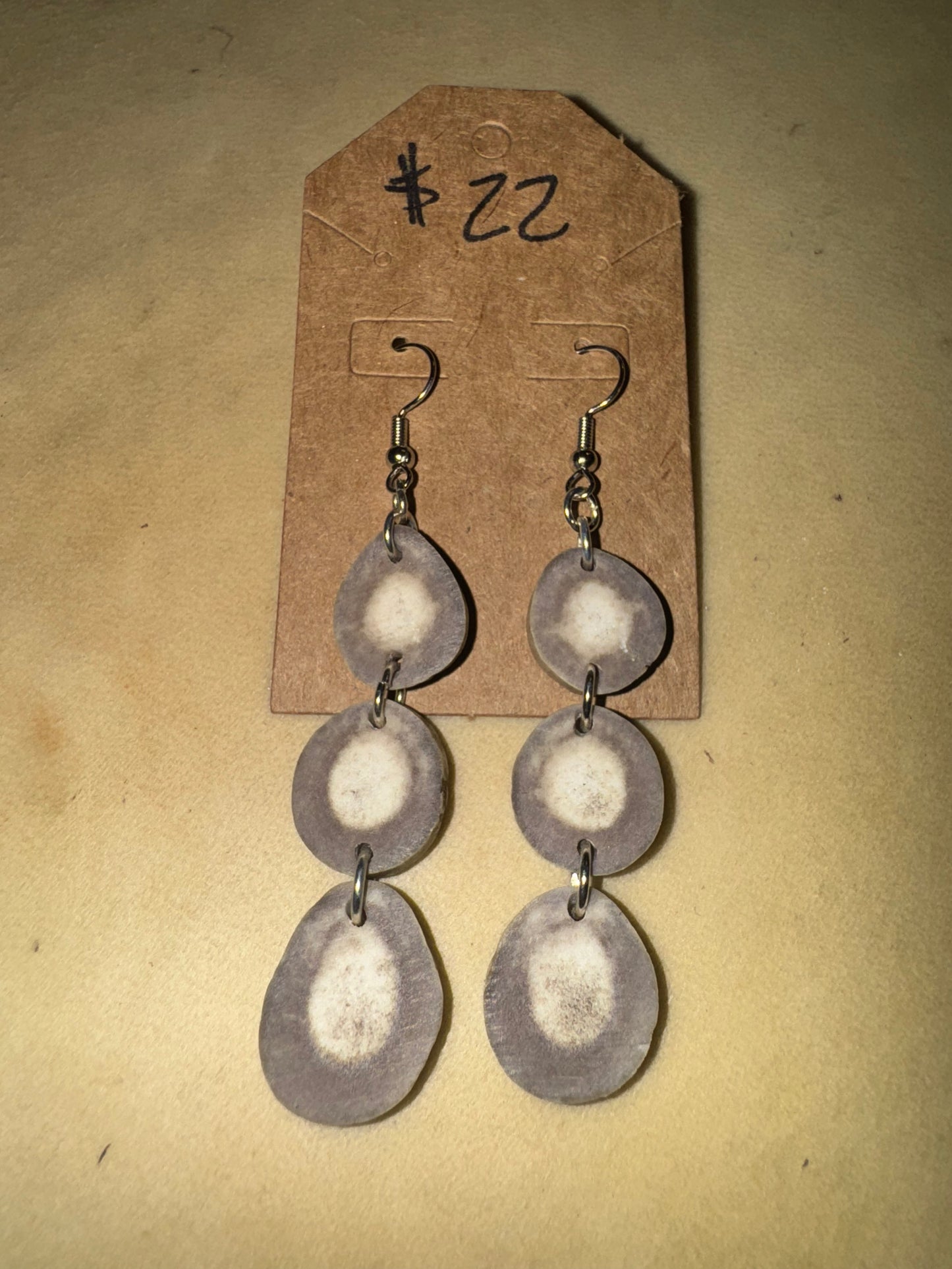 Antler Triple Earrings