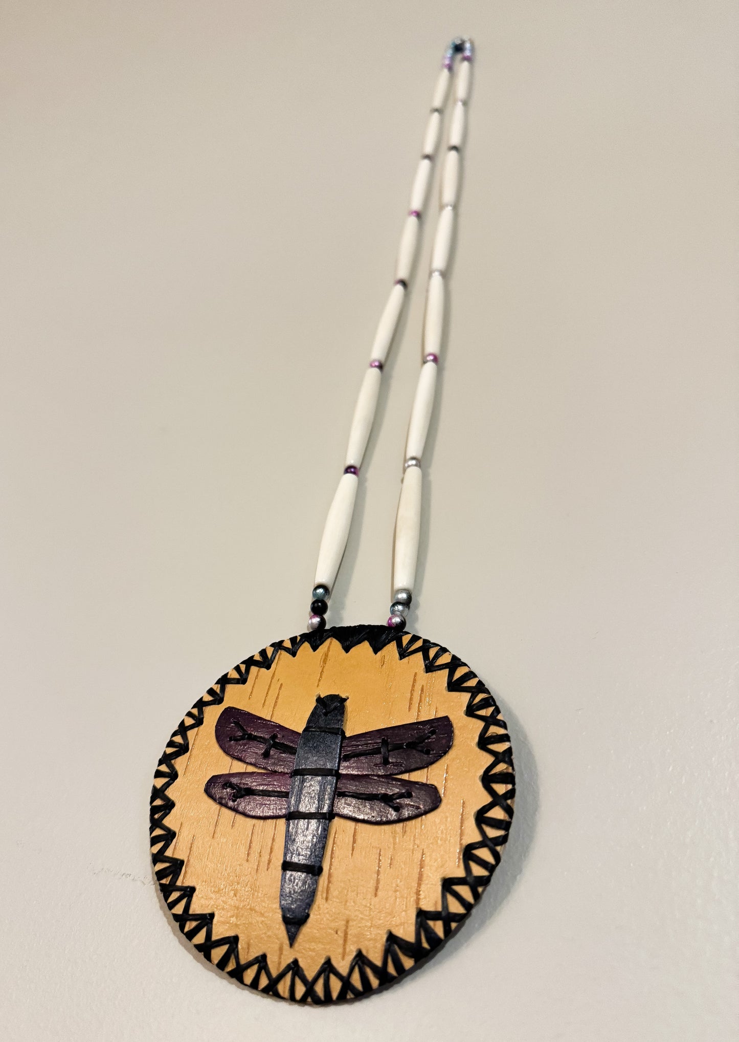 Painted Dragonfly Medallion