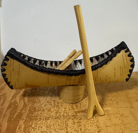 8” Birch Canoe Set
