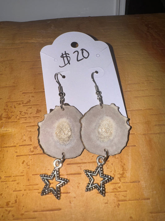 Star Antler Earrings