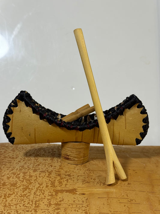 6” Birch Bark Canoe