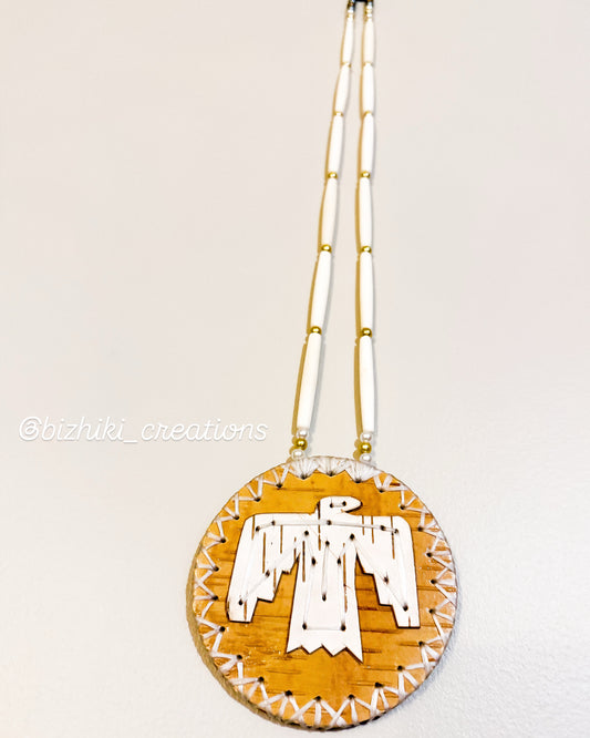 White Thunderbird Medallion