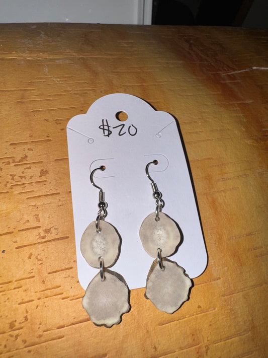 Double Antler Earrings