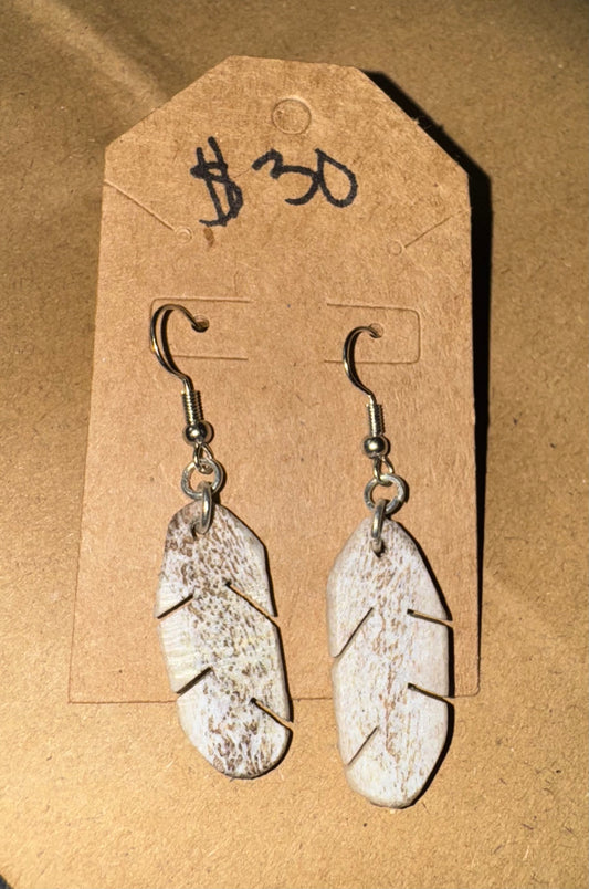 Antler Feather Pair