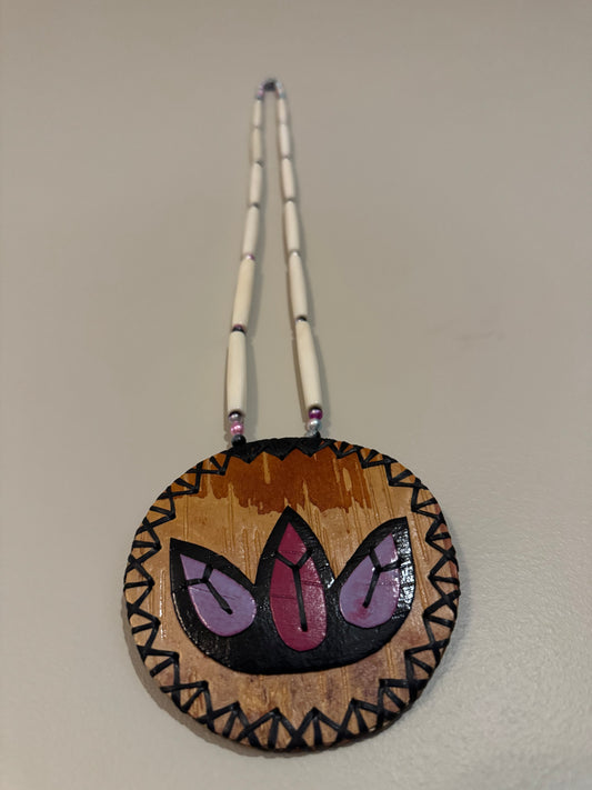 Pink/Purple Floral Medallion