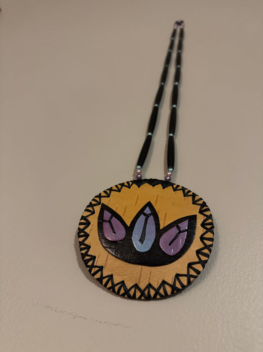 Purple Floral Medallion