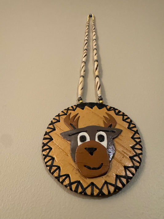 Cartoon Buck Medallion